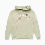 INIMIGO INIMIGO LOGO FLOWERS OVERSIZED HOODIE FLAT