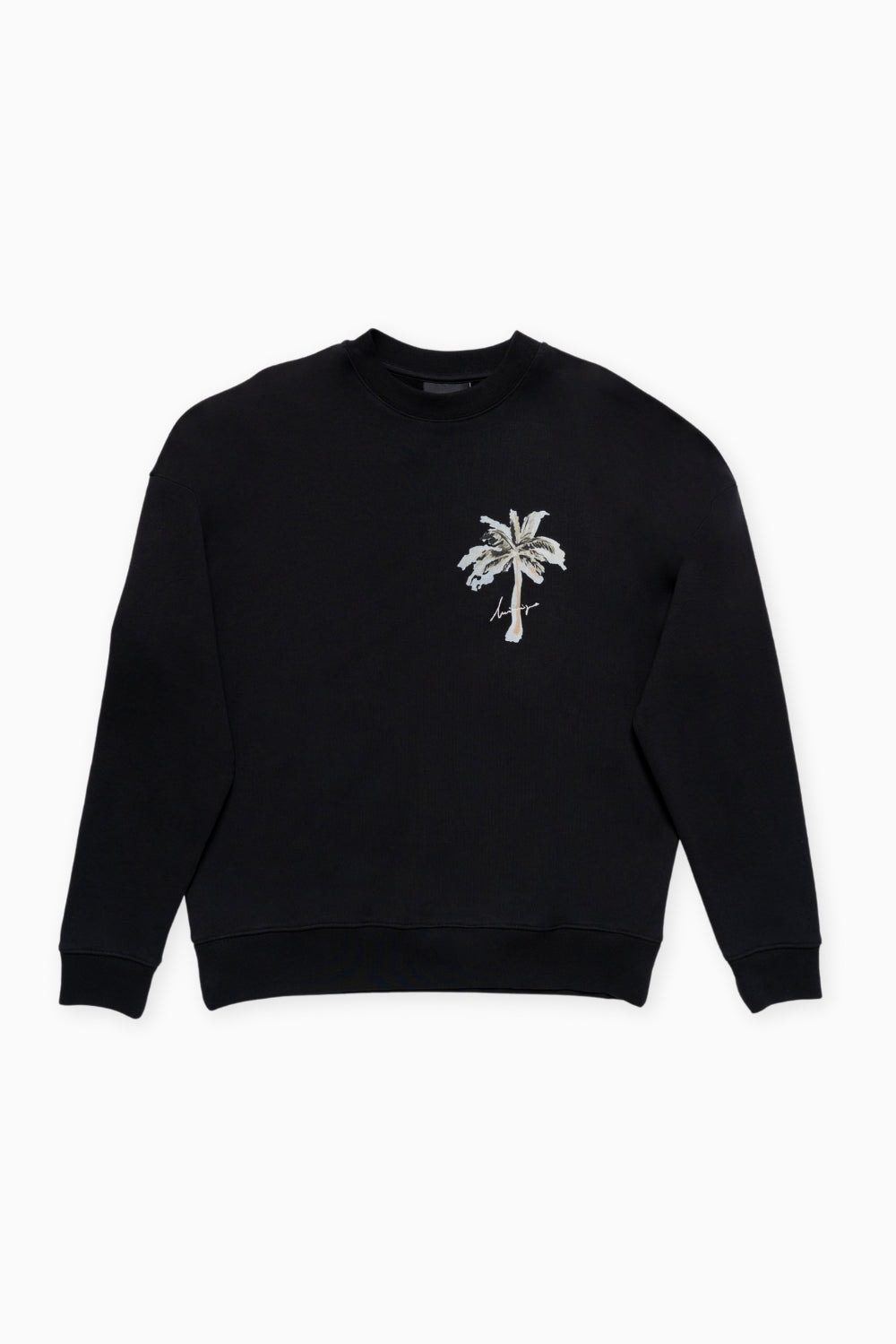 INIMIGO PALM LOGO COMFORT BLACK SWEATSHIRT