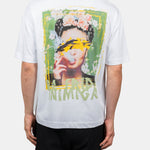 INIMIGO FRIDA SMOKING OVERSIZED WHITE T-SHIRT back