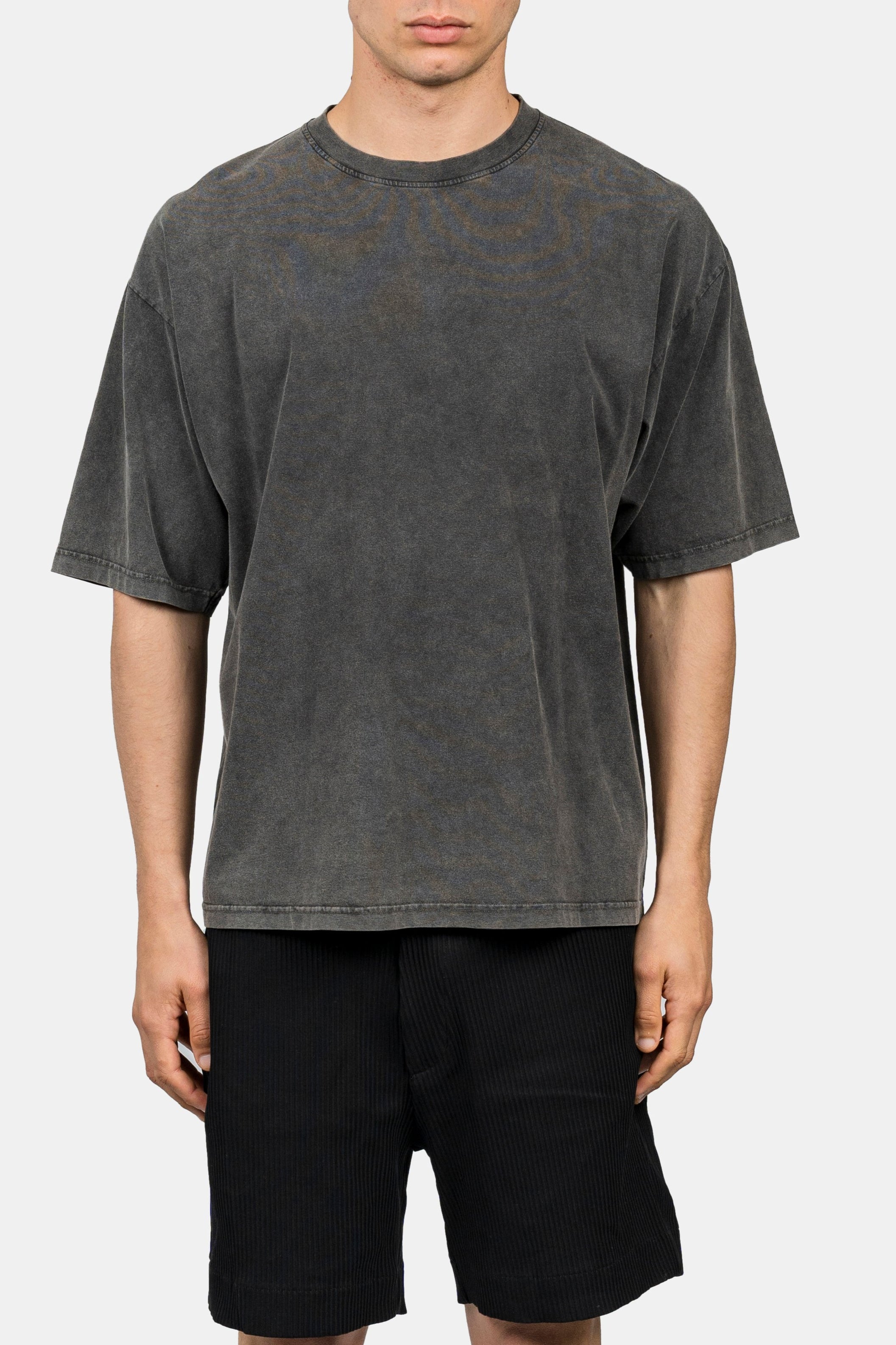 INIMIGO LUCHADOR OVERSIZED GRAY BLACK T-SHIRT FRONT