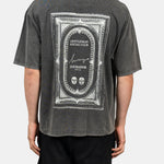 INIMIGO LUCHADOR OVERSIZED GRAY BLACK T-SHIRT BACK