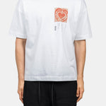 INIMIGO HEART POSTCARD COMFORT WHITE T-SHIRT FRONT