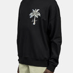 INIMIGO PALM LOGO COMFORT BLACK SWEATSHIRT SIDE