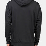 INIMIGO LOGO FLOWERS OVERSIZED BLACK HOODIE BACK