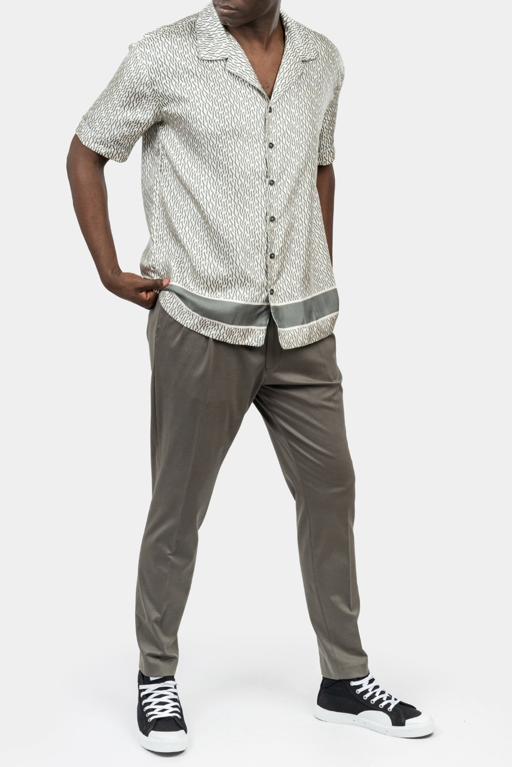INIMIGO Monogram Silk Button Shirt – Inimigo Clothing