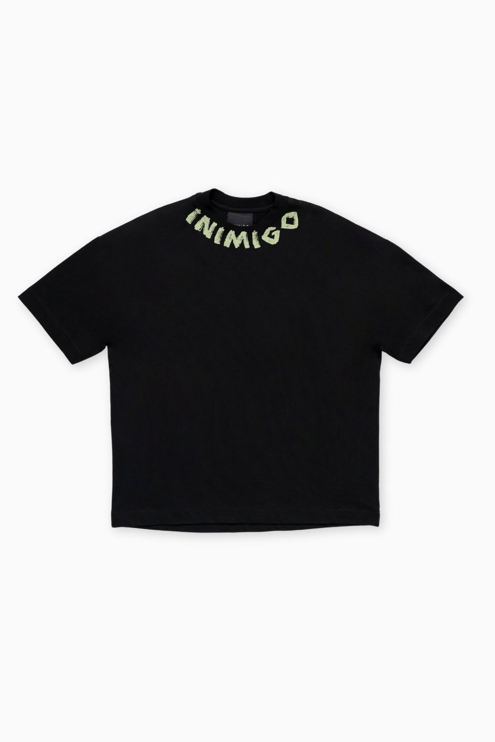 INIMIGO FRIDA SMOKING OVERSIZED BLACK T-SHIRT FLAT