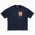 INIMIGO HEART POSTCARD COMFORT BLUE NAVY T-SHIRT