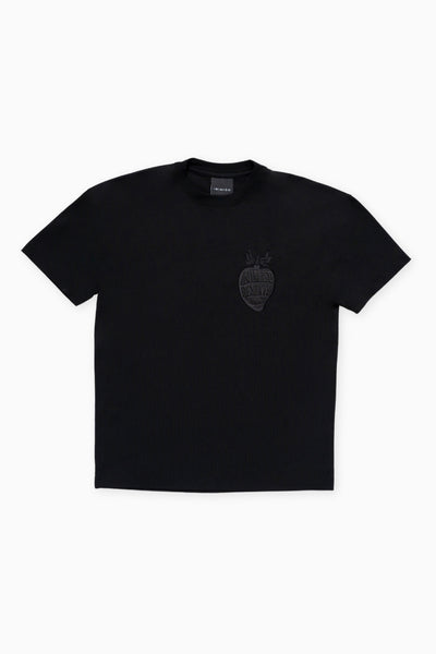 INIMIGO BENDITO OVERSIZED BLACK T-SHIRT FLAT