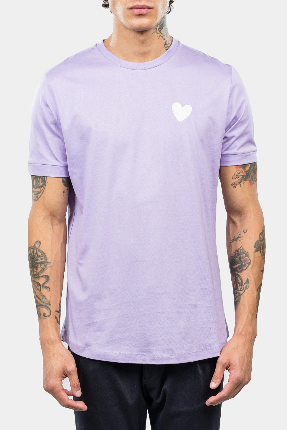 INIMIGO T-shirt Coeur Contrasté