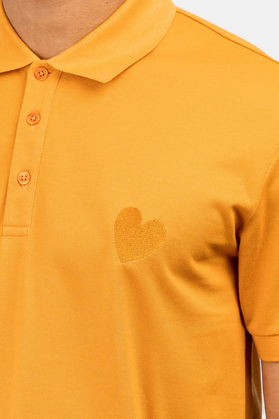 Classic Embroidery Heart Piquet Polo