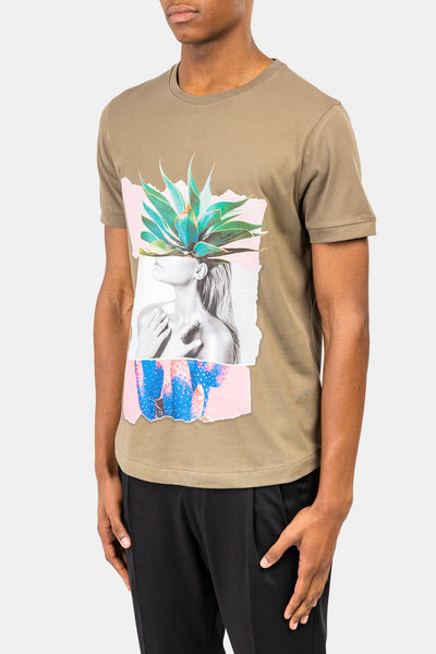 T-shirt imprimé fille cactus