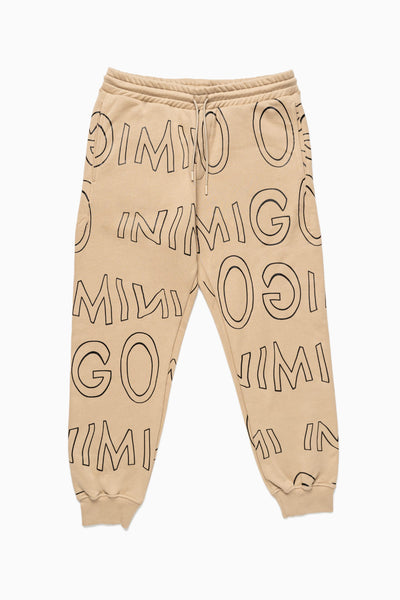 INIMIGO Moving Letters Print Pantalon de survêtement