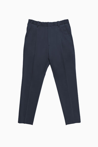 Double Pleat Tapered Trousers