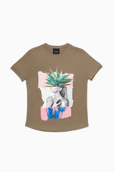 T-shirt imprimé fille cactus