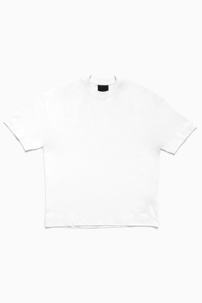 T-shirt Confort Patch Coeur Blanc