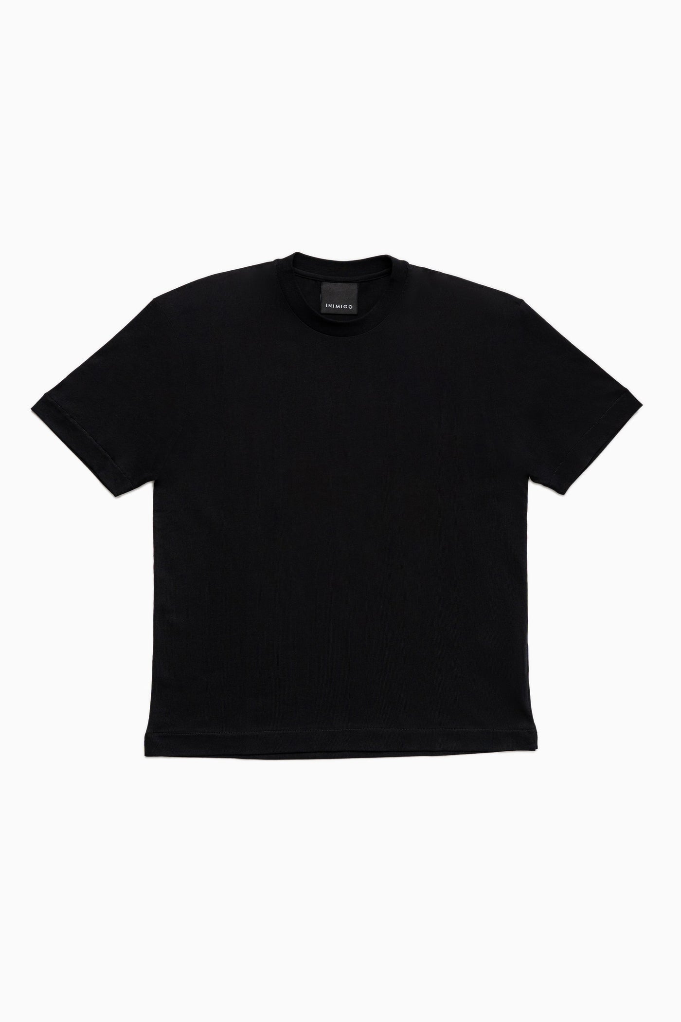 T-shirt Confort Noir Foncé Patch Coeur