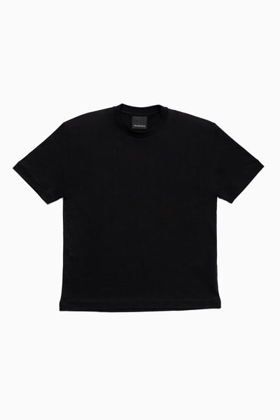 T-shirt Confort Noir Foncé Patch Coeur